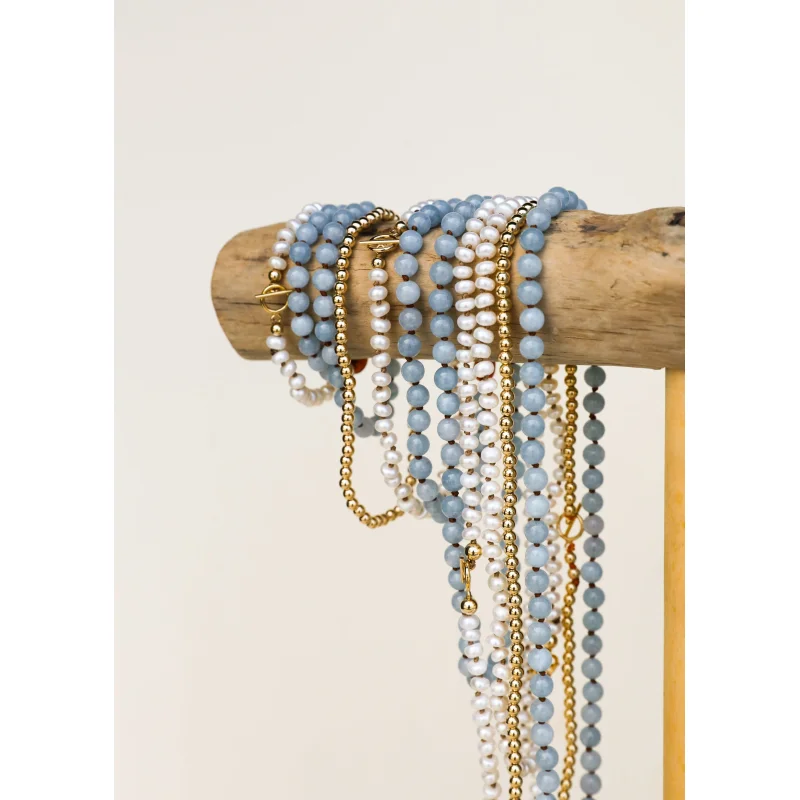 Pure Gemstone + Aquamarine || Necklace